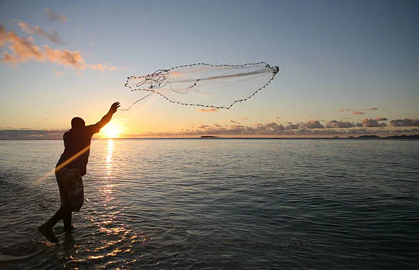 First Light with a Fisherman image 2